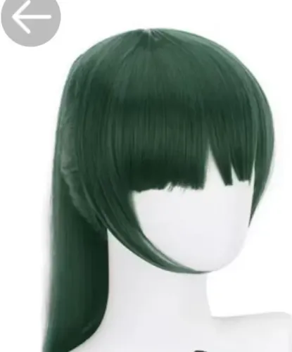 Peruca estilo Maki JJK ( Peruca+ aplique)