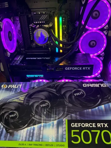 PC GAMER GIGABYTE - I9 14900K - 32 GB RAM DDR5 RGB - RTX 5070 GAMING PRO - PALIT