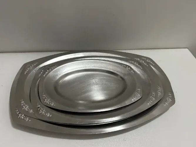 4 baixelas de inox