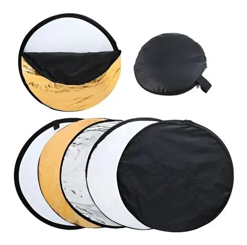 Rebatedor circular 5em1 em 110cm refletor fotografico