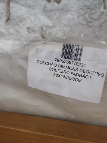 Colchão Simmons Geocities Solteiro Padrão