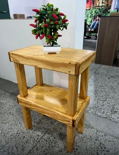 Aparador NOVO de madeira rústica FRETE GRÁTIS L 50 x P 28 x A 70<br>