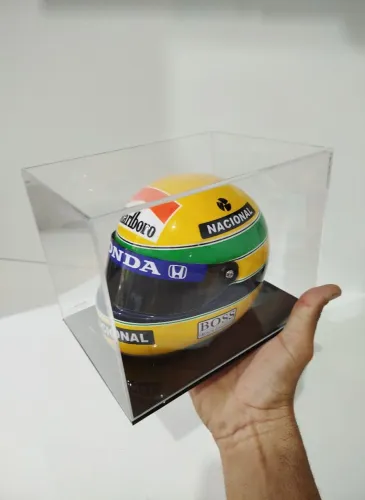 Capacete Decorativo Ayrton Senna 