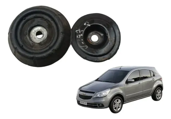 Kit Coxim Amortecedor Dianteiro Chevrolet Agile 2010 2011