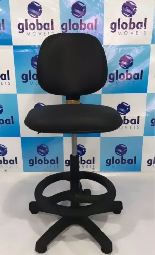 Cadeira caixa digitador, modelo resistente 