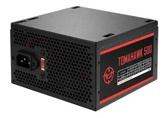 Fonte TGT Tomahawk 500 Watts Reais, TMWK500, Nova, Lacrada