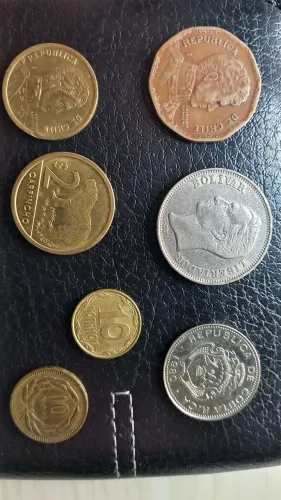 Moedas de vários países