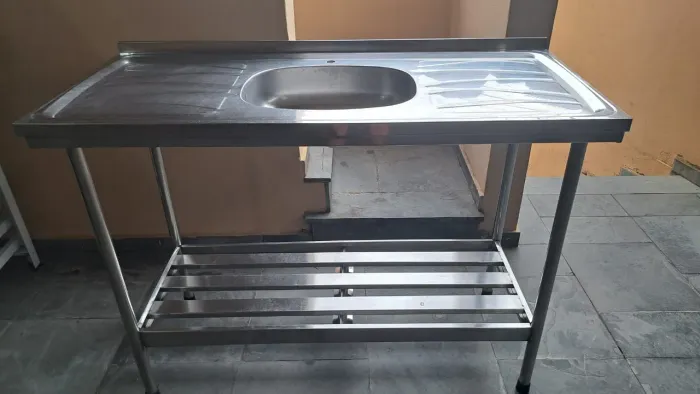 Pia industrial de inox