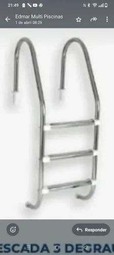 Escada para Piscina  - Aço Inox direto atacadista 