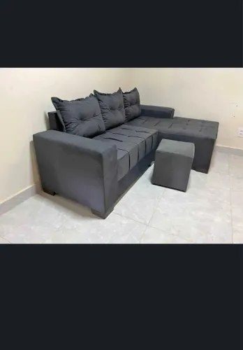 Sofá  em Suede - Conforto e Estilo para sua Sala