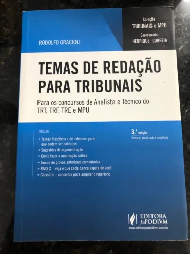 Temas de Redação para Tribunais - Rodolfo Gracioli