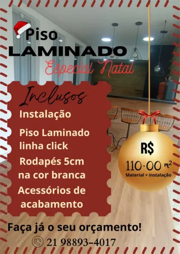 Piso Laminado Promoção Fim de Ano