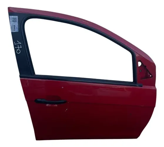 Porta Fiat Grand Siena 2019/2020 Dianteira Direita Vermelha