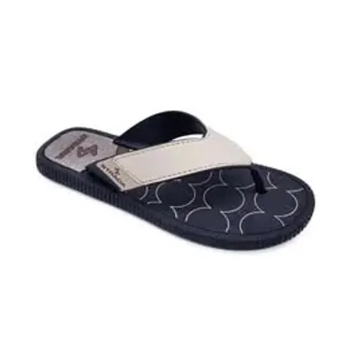 Chinelo Sandália Masculino Borracha Tira Larga Bege - Tamanho 37/38 ou 43/44