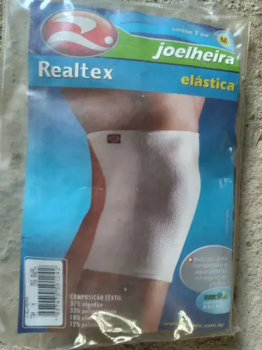 Joelheira elástica realtex M