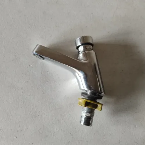 Torneira Automática Bancada Lavatório  Metal Cor Prateado