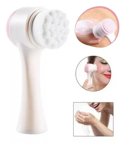 Aparelho Limpeza Facial 2 Em 1 Massageador Esfoliante Rosto