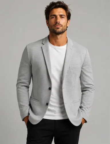 Blazer masculino tam G cinza da Zara
