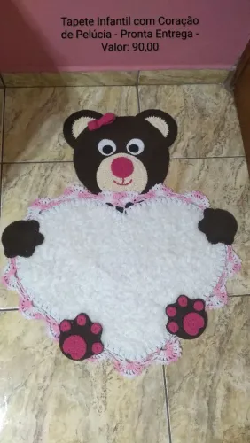 Tapetes em Crochê - Infantil - Vários Modelos e Valores (Leia)