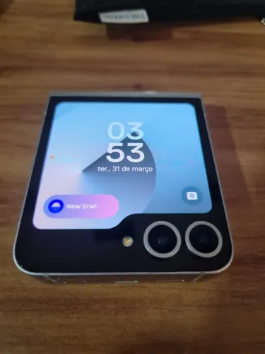 Celular Zflip 6 512gb prata impecável