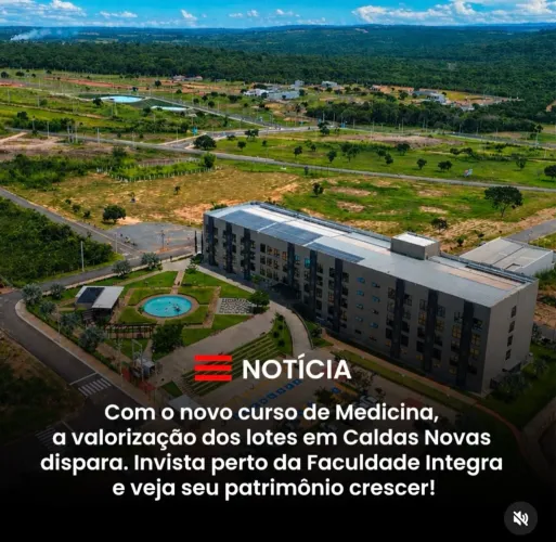 Lote 1000 metros em Caldas Novas