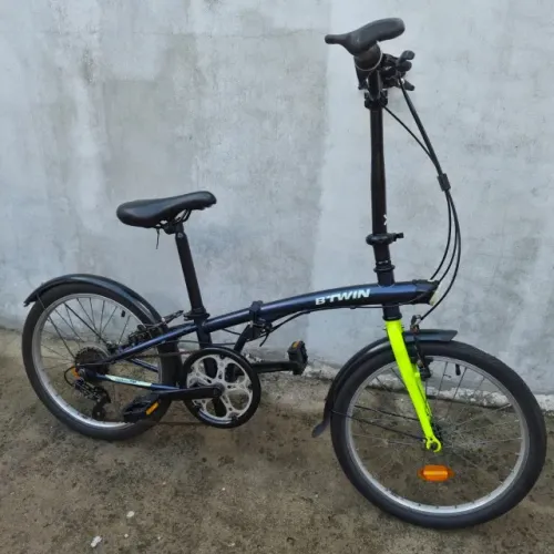 Bicicleta Dobrável de Ciclismo Urbano Tilt 120 Btwin Aro 20