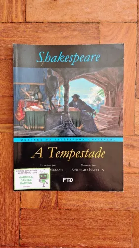 Livro A Tempestade - Shakespeare - FTD - NOVO