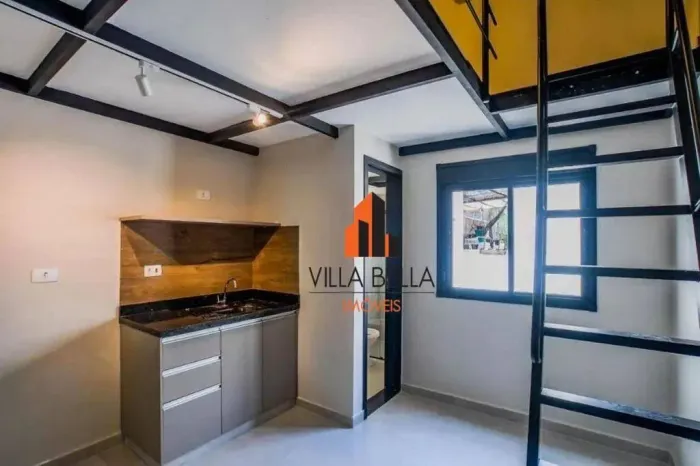 Studio com 1 quarto para alugar, 21 m² por R$ 1.950/mês - Bangu - Santo André/SP