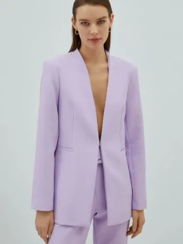 Blazer Lilás Zara - Tamanho G | Impecável