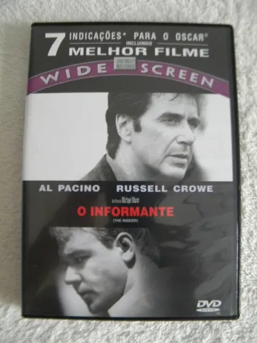 Dvd O Informante (Al Pacino & Russel Crowe).