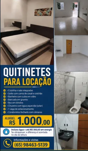 ALUGA-SE KITNETS OTIMA LOCALIZAÇÃO