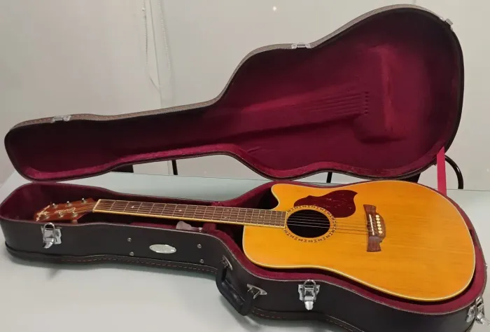 Violão Crafter DE7/N com hard case Vogga