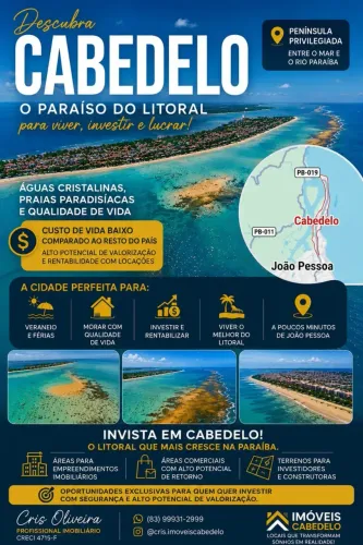 Lotes a venda Portal do Poço - Cabedelo - PB bem próximo a Intermares