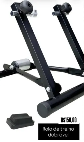 Rolo de treino dobrável para bike aro 29