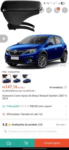 Apoio de Braço Sandero