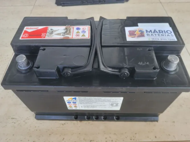 Bateria 80 Ampéres MOURA. Serve em Hilux, ranger, l200, Amarok. 6 MESES DE GARANTIA. 80A