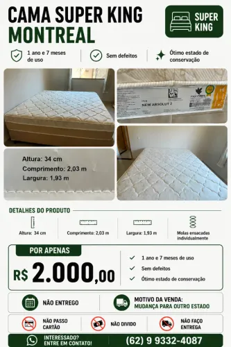 Cama de casal Super King