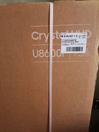 TV Samsung 75``, Crystal U8600f