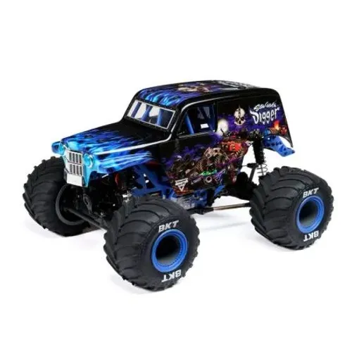 AUTOMODELO LOSI 1/18 MINI LMT SON UVA DIGGER 2S 4WD RTR BLUE LOS01026T2