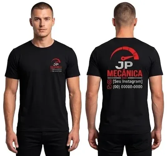 10 Camisas Personalizadas Uniforme de Oficina Mecânica / DryFit