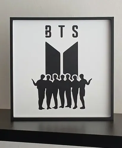BTS - Caixa decorativa do grupo BTS