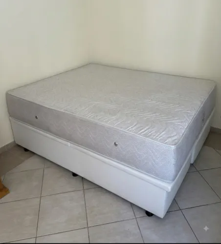 Cama Baú Queen + Colchão