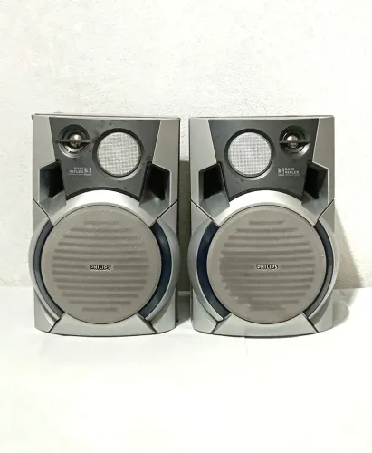 Par De Caixas De Som Philips Bass Reflex