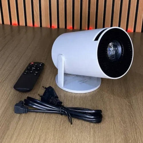 Projetor Portátil HY300. Leve seu cinema para qualquer cômodo da casa!
