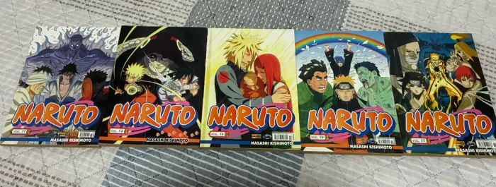 Mangás Naruto Vol. 51 ao 55 - 5 volumes