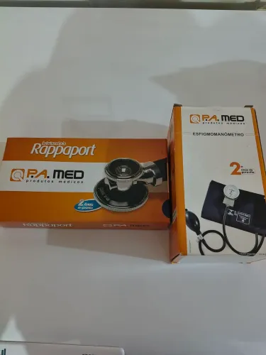 Kit Esfigmomanômetro e estetoscópio