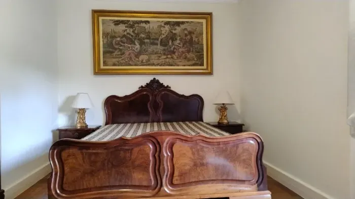Jogo de quarto completo, Chippendale em imbuia.