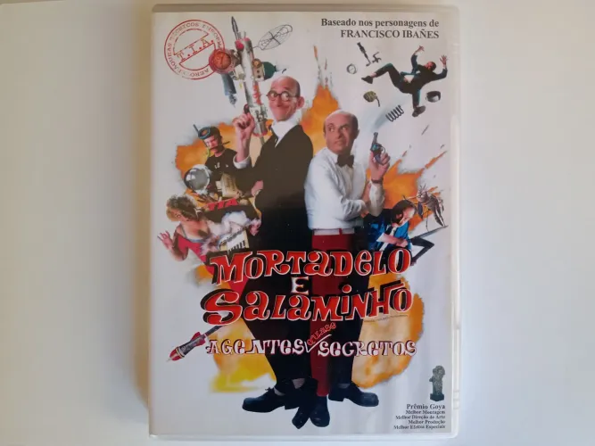 DVD "Mortadelo e Salaminho - Agentes Quase Secretos" (100% original) - Javier Fesser<br>
