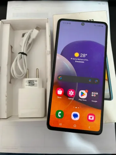 Smartphone Samsung Galaxy A72 6,7'' 128gb 6gb Ram Branco