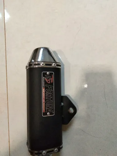 Escapamento fortuna bem cuidado com abafador 
